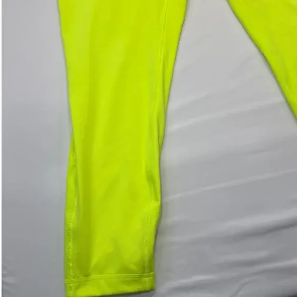 Lululemon Wunder Under High-Rise Tights 25” Electric Yellow Size 14 NWT